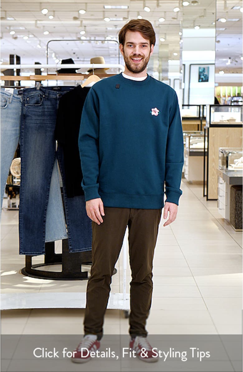 Azalea Cotton Crewneck Sweatshirt, sales video thumbnail