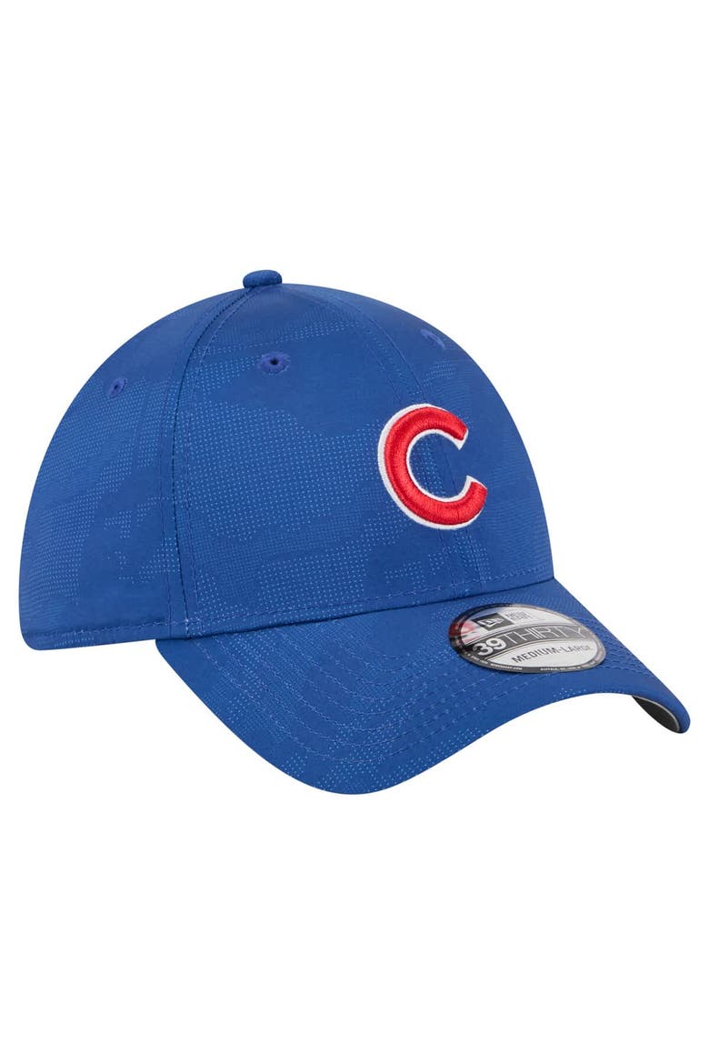 Men's New Era Royal Chicago Cubs Tonal Camo 39THIRTY Flex Hat, Alternate, color, Royal