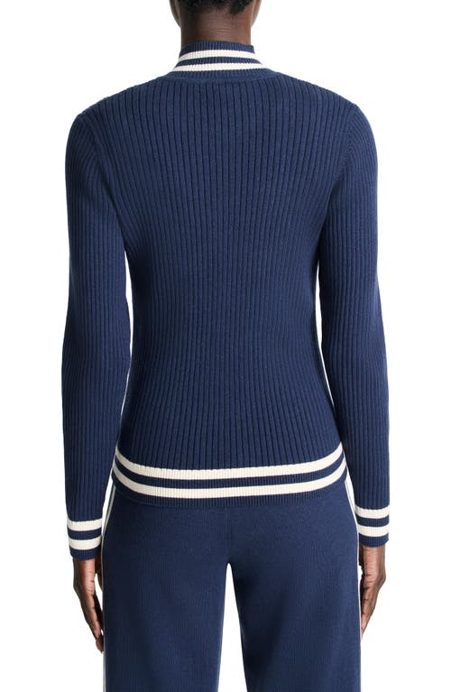 Nz Active By Nic+zoe Cool Down Rib Track Jacket In Ink