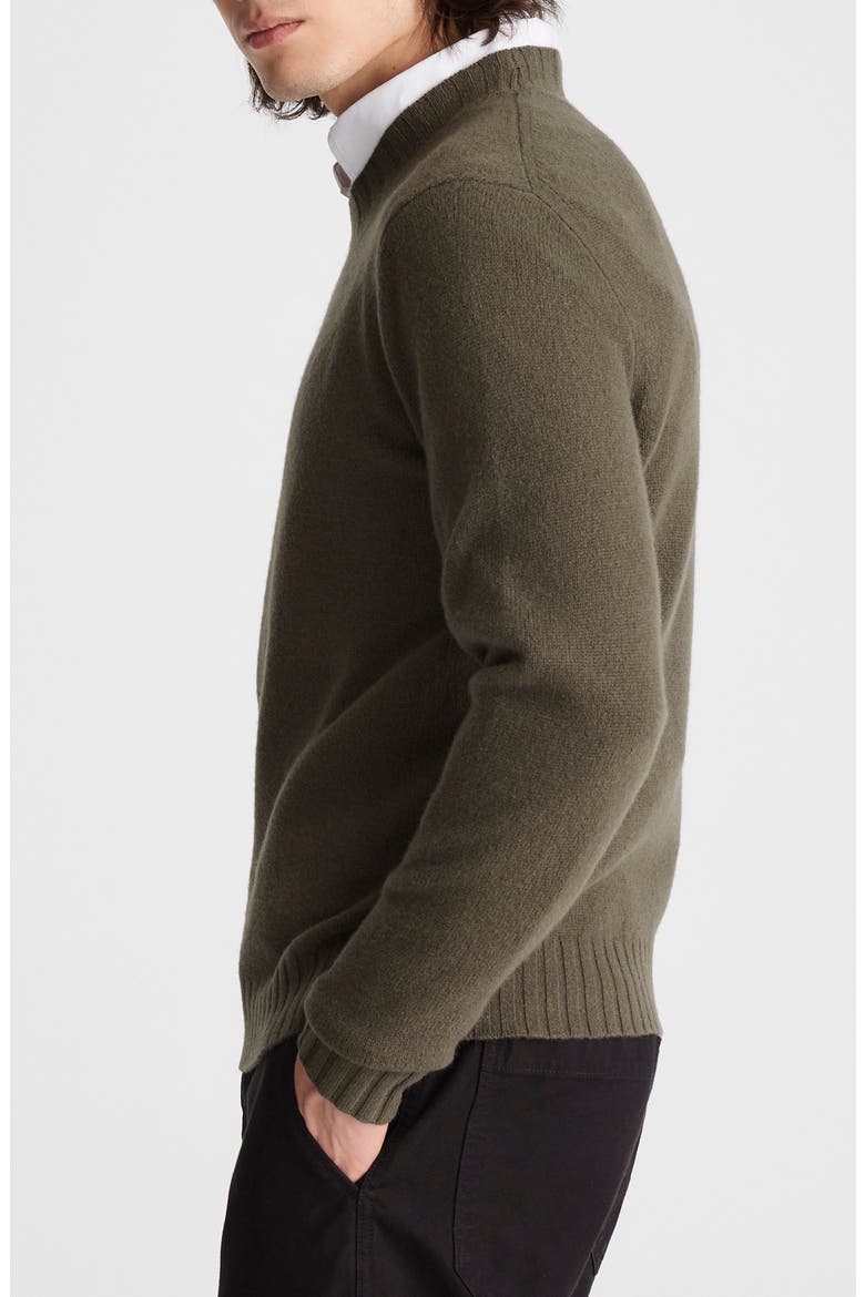 Crewneck Heritage Merino Wool Sweater, Alternate, color, DRIFTWOOD BROWN