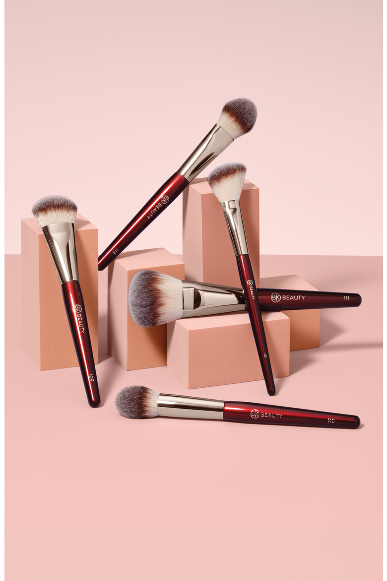 Core Line Extension Face Brush Set, Alternate, color, Burgundy