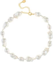 RIVKA FRIEDMAN Baroque Faux Pearl Necklace