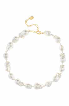 RIVKA FRIEDMAN Baroque Faux Pearl Necklace