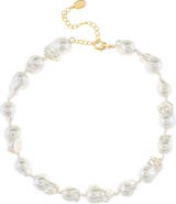 RIVKA FRIEDMAN Baroque Faux Pearl Necklace