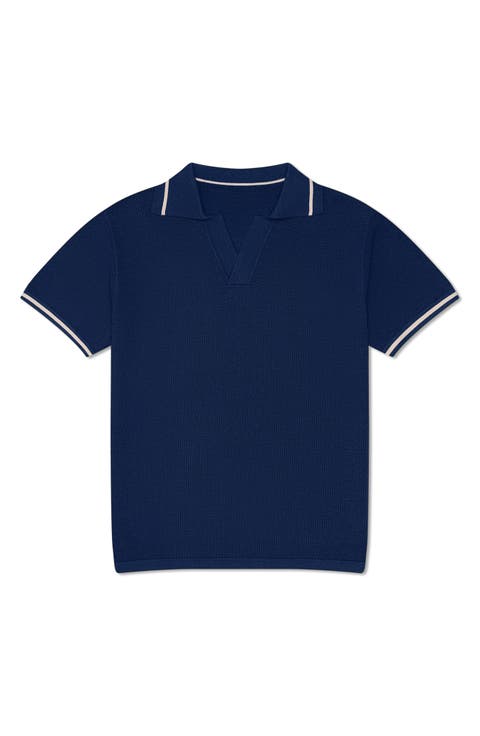 Textured Tipped Polo