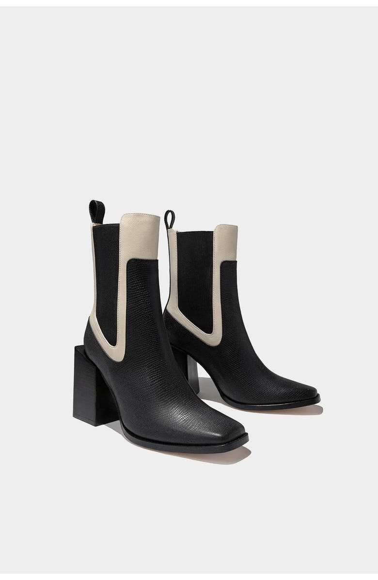 Dante Leather Ankle Boots Adama, Alternate, color, Black