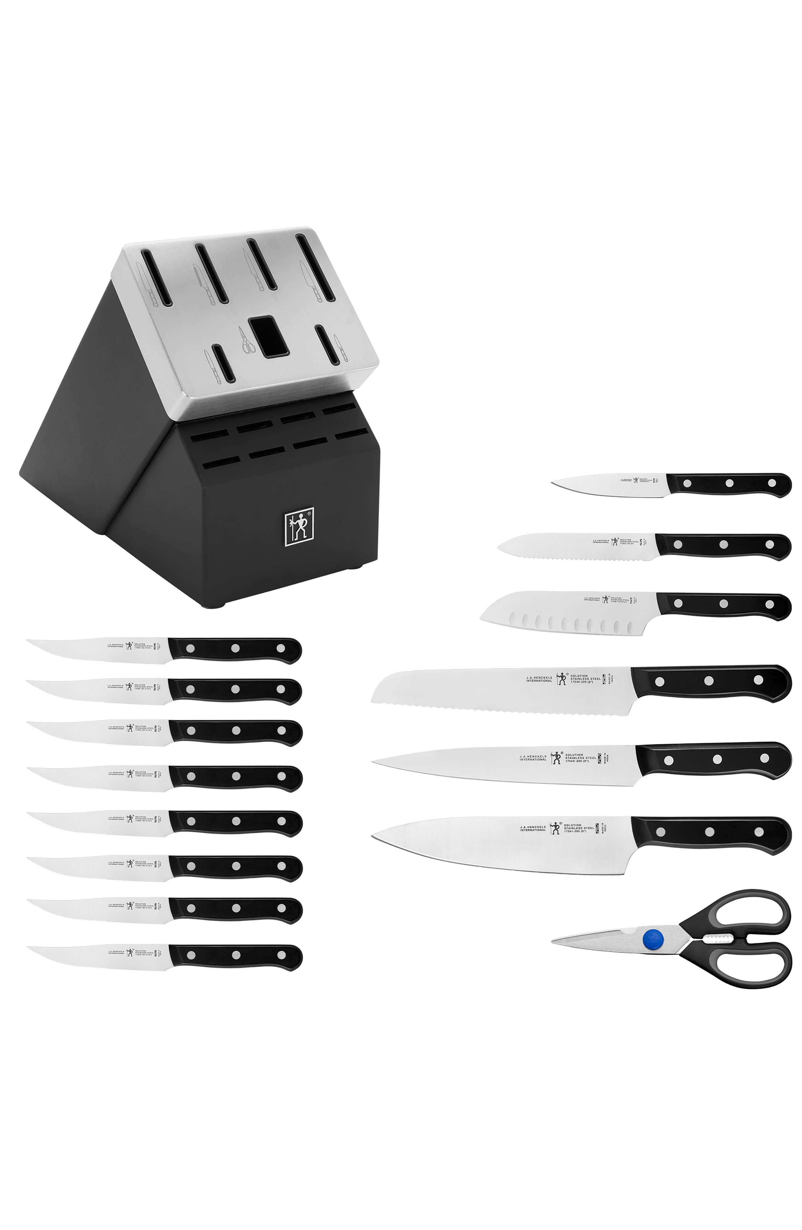 Solution 16-Piece Self Sharpening Knife Block Set - Thumbnail 4
