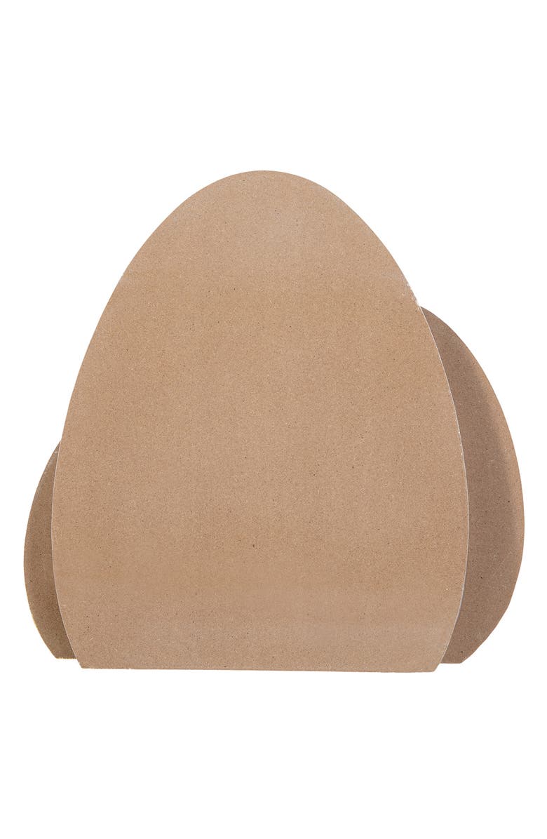 Glitzhome 7.75"H Easter Wooden Eggs Table Decor, Alternate, color, Purple