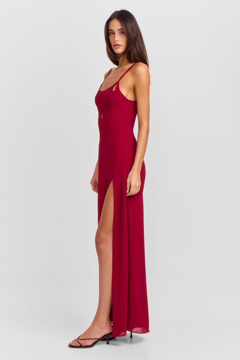Arietta Maxi Dress, Alternate, color, Red