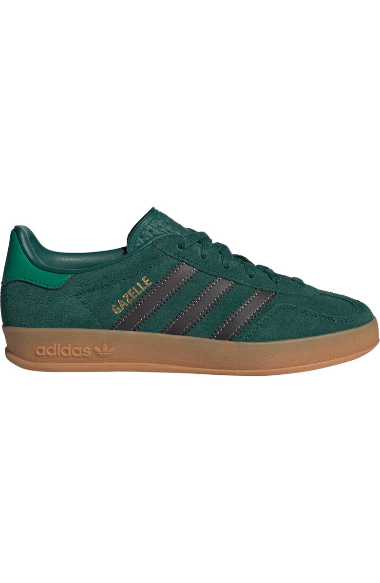adidas Kids' Gazelle Indoor Sneaker, Alternate, color, Collegiate Green