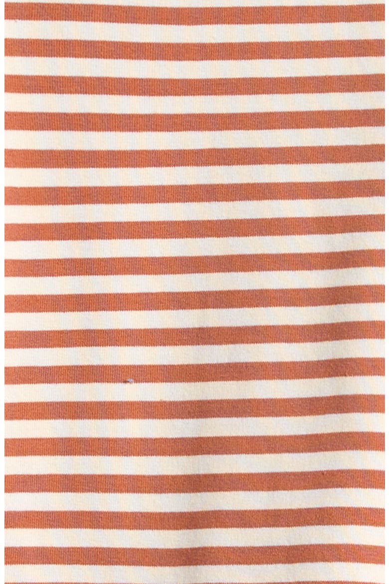 Stripe T-Shirt & Shorts Set, Alternate, color, POPPY