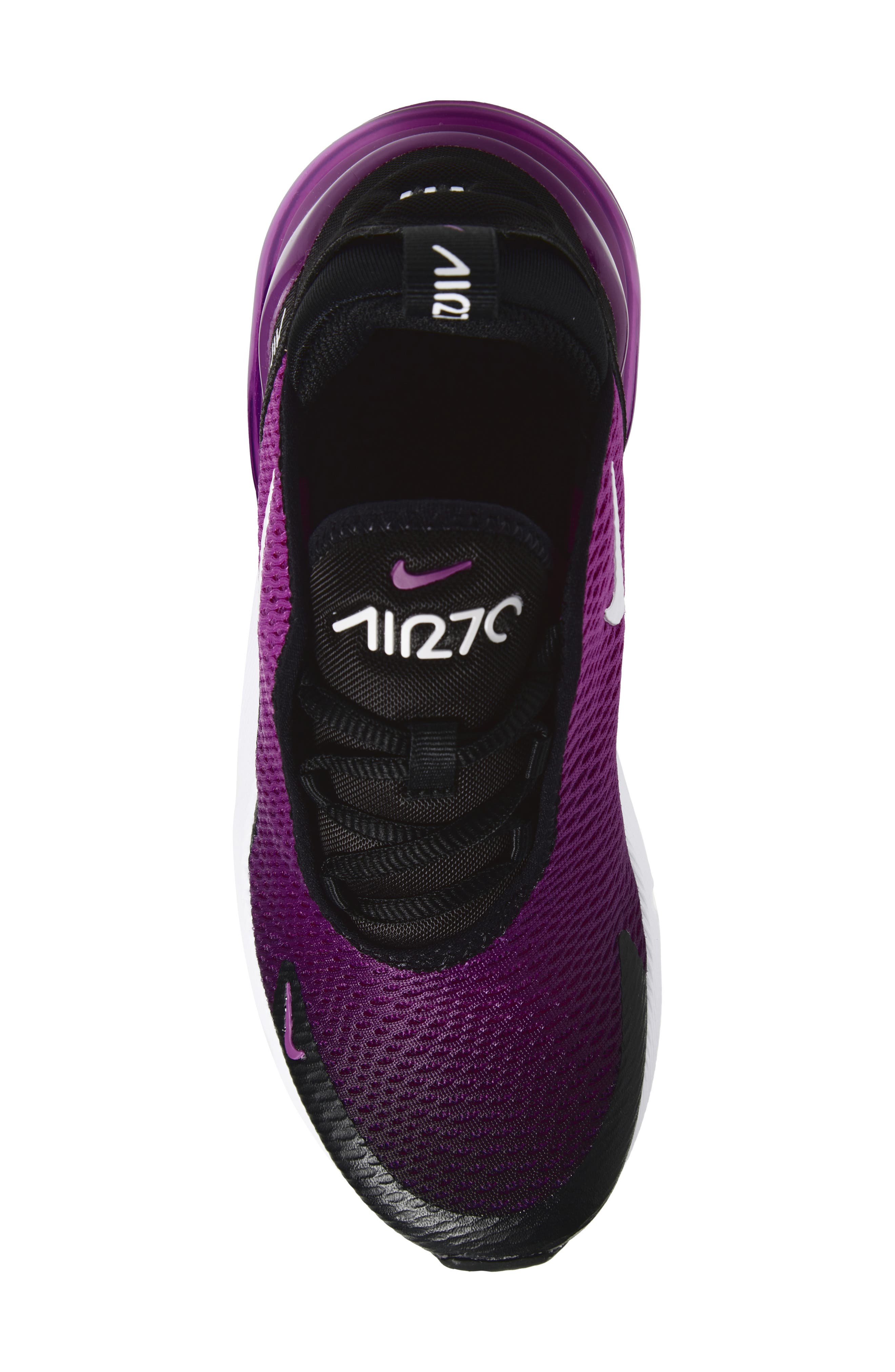 Nike Kids' Air Max 270 Sneaker, Alternate, color, 044 Black/White