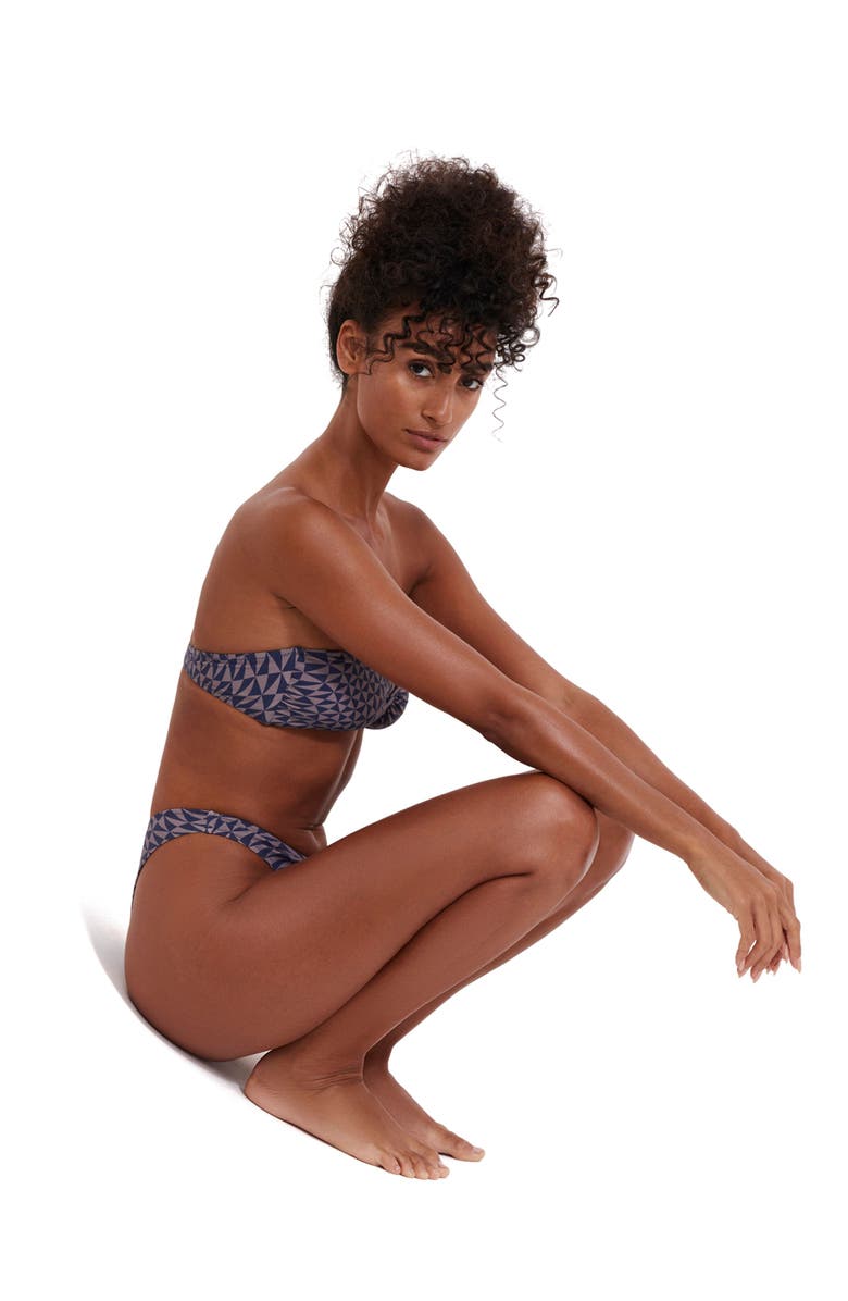 Flirtt Gottex Midnight Magic Bandeau Wire Swim Top, Alternate, color, Multi