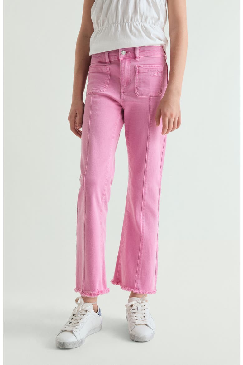 Kid's Flare Seams Pants, Main, color, Pink