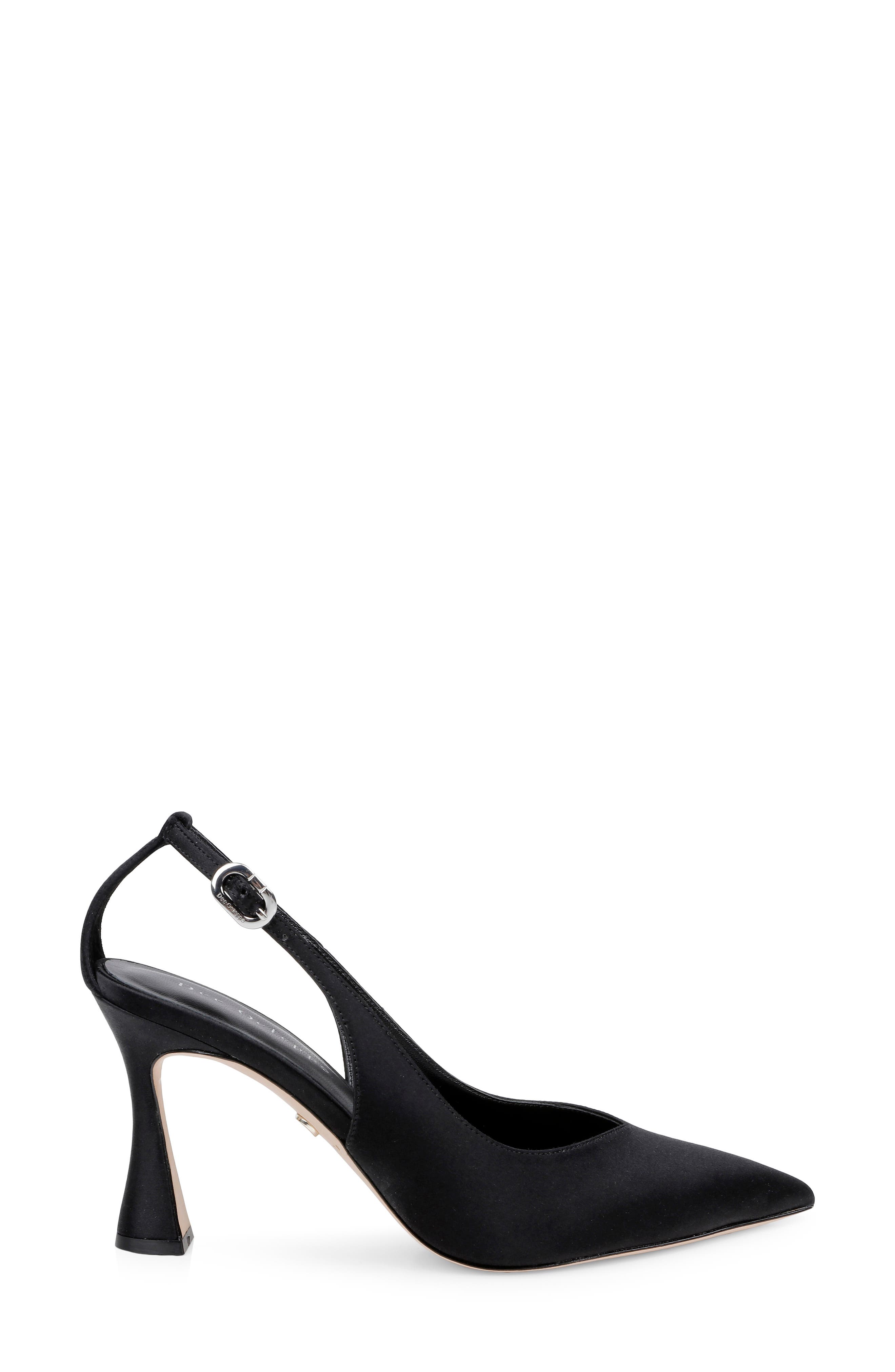 Austin Pointed Toe Pump, Alternate, color, BLACK SATIN