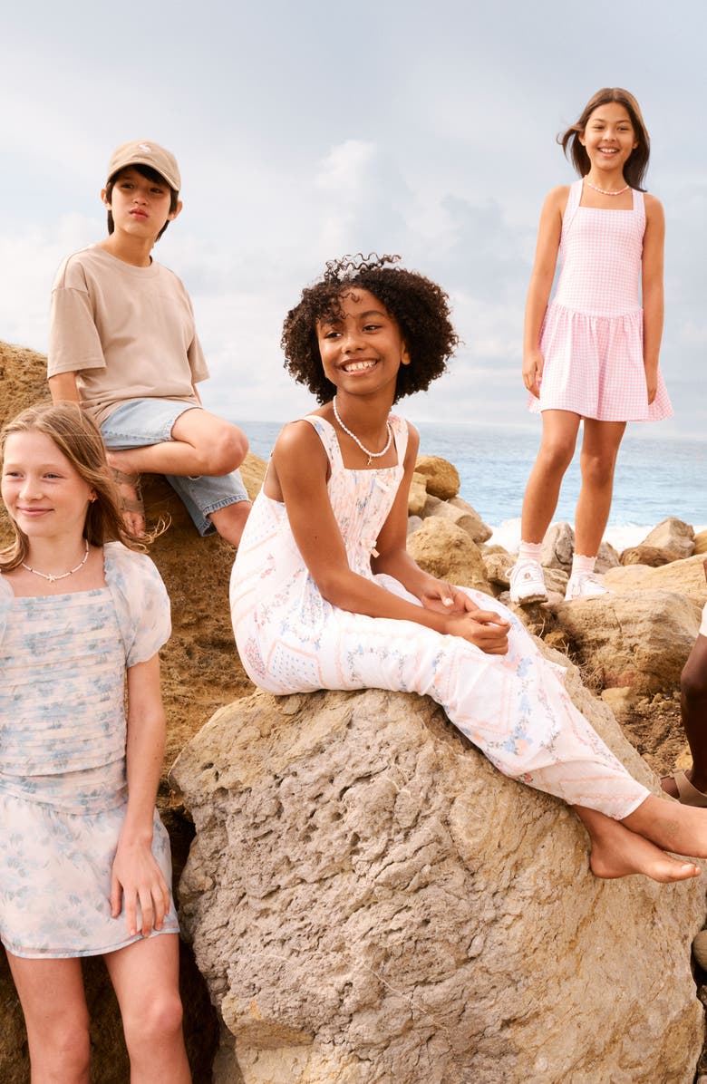 abercrombie kids Kids' Sunfaded Logo T-Shirt, Alternate, color, Simply Taupe