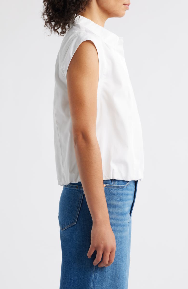 Wit & Wisdom Cap Sleeve Button-Up Shirt, Alternate, color, White