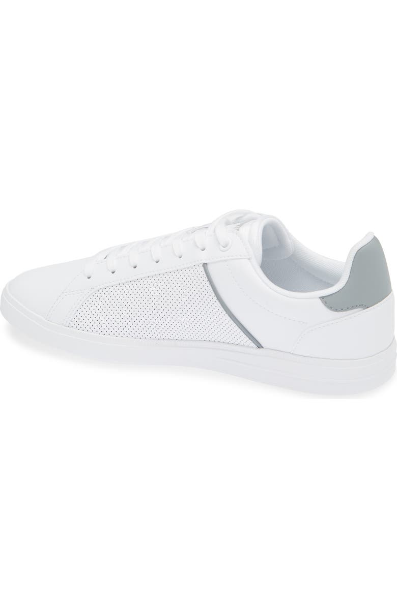 Lacoste Low Top Court Sneaker, Alternate, color, White/ Grey