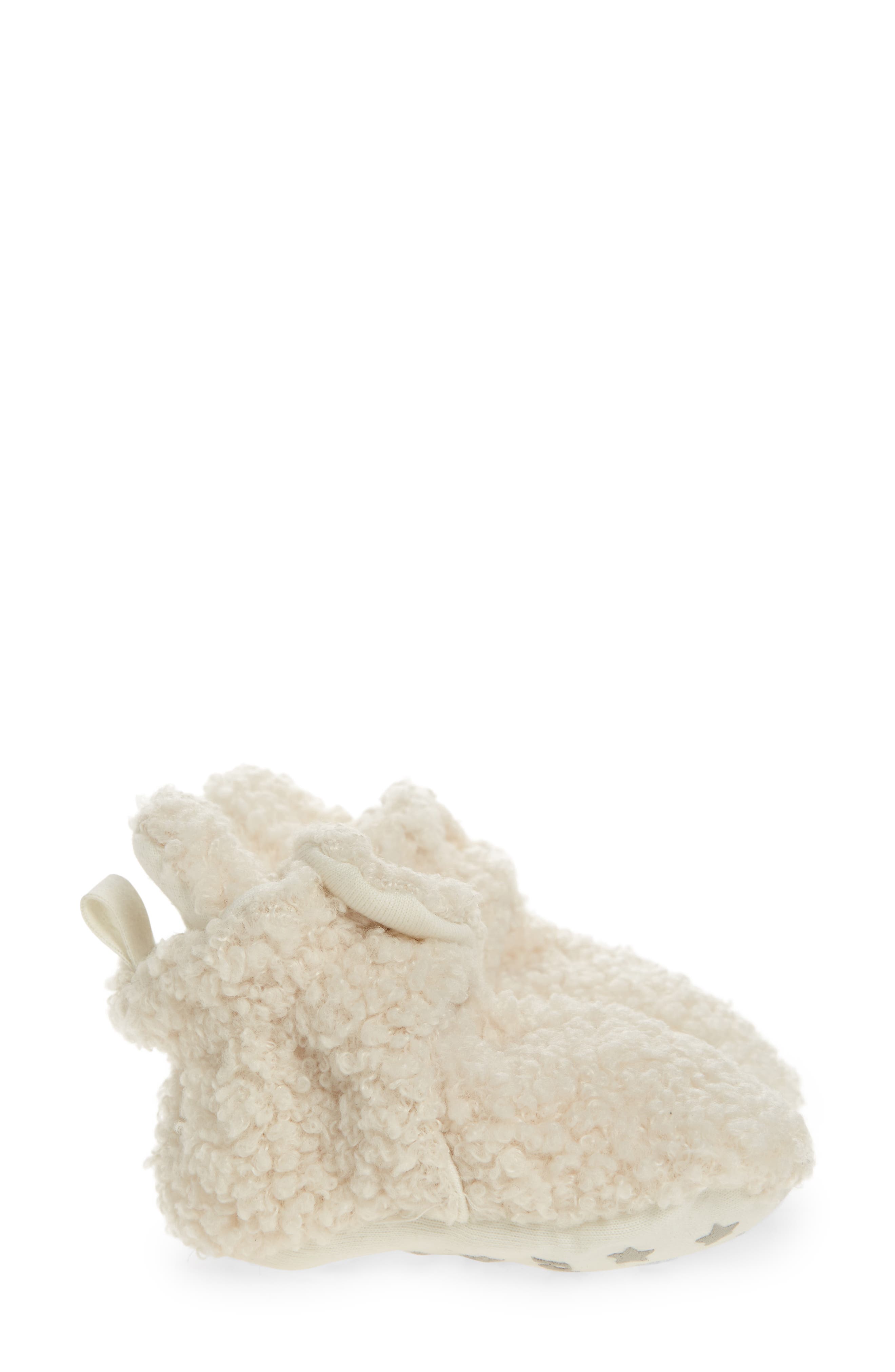 High Pile Fleece Bootie, Alternate, color, IVORY