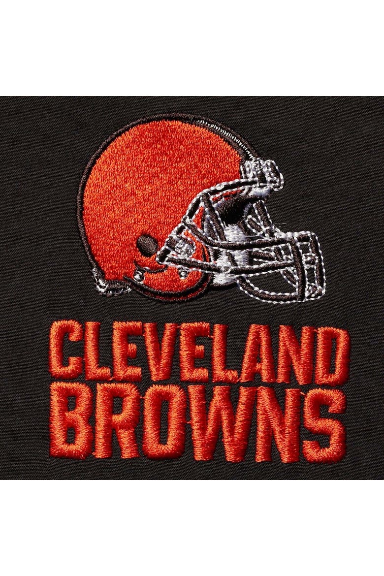 Men's Dunbrooke Black/Gray Cleveland Browns Big & Tall Alpha Full-Zip Hoodie Jacket, Alternate, color, Black