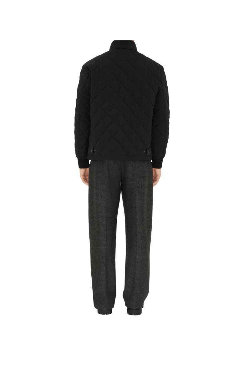 Burberry Quilted Thermoregulated Harrington Jacket, Alternate, color, 