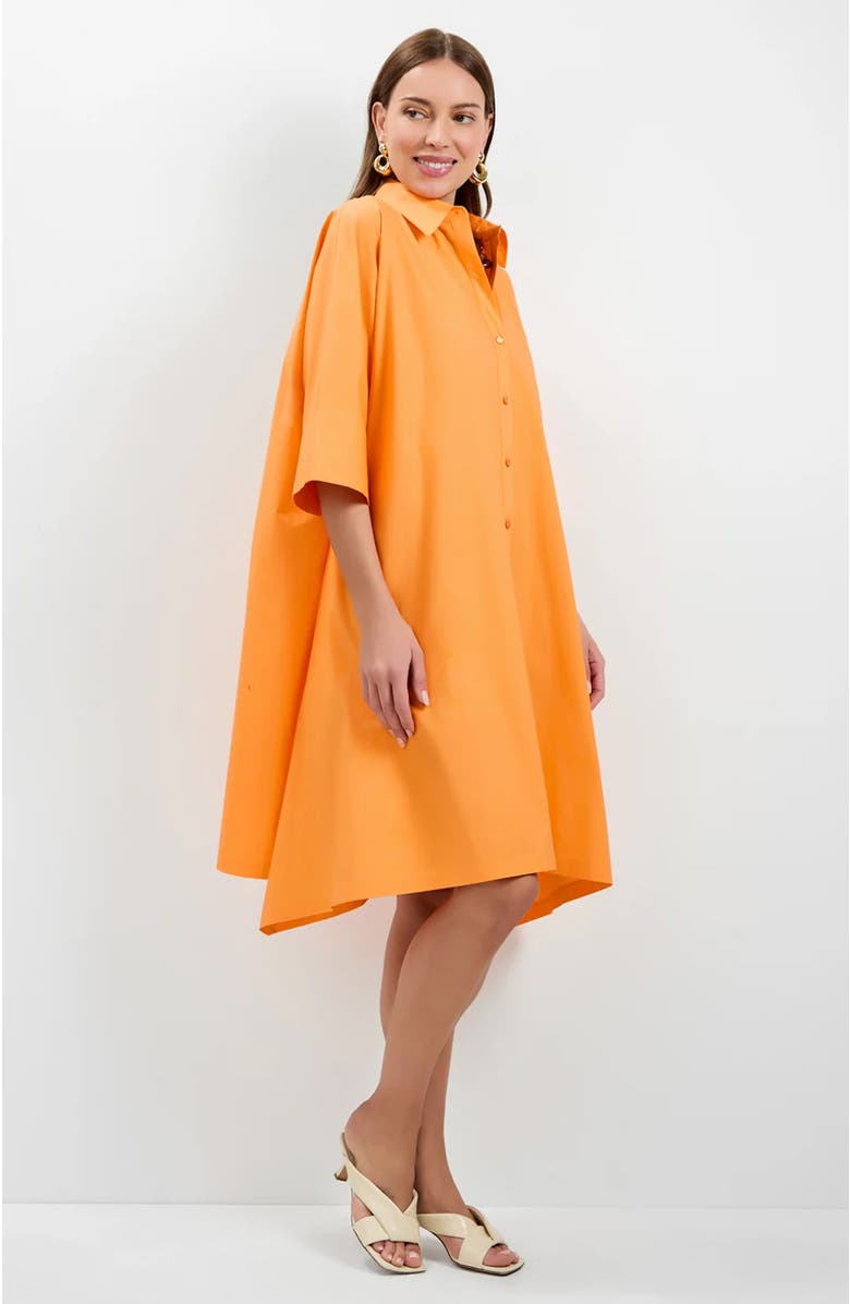 Trina Turk Seveso Shirt Dress, Alternate, color, Aulenti Orange
