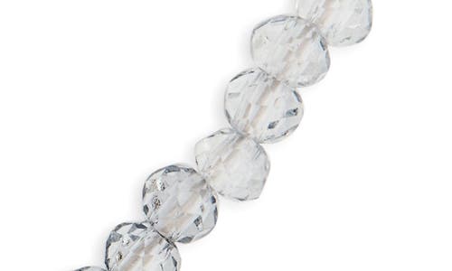 Leith Cubic Zirconia & Crystal Beaded Carabiner Necklace