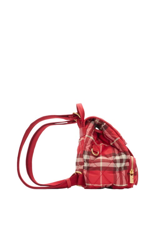 Burberry Mini Horseshoe Backpack In Red