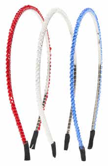 Kids' 3-Pack Americana Headband Set