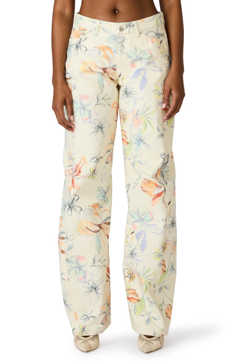 Steve Madden Rori Barrel Jeans, Main, color, Vintage Ivory