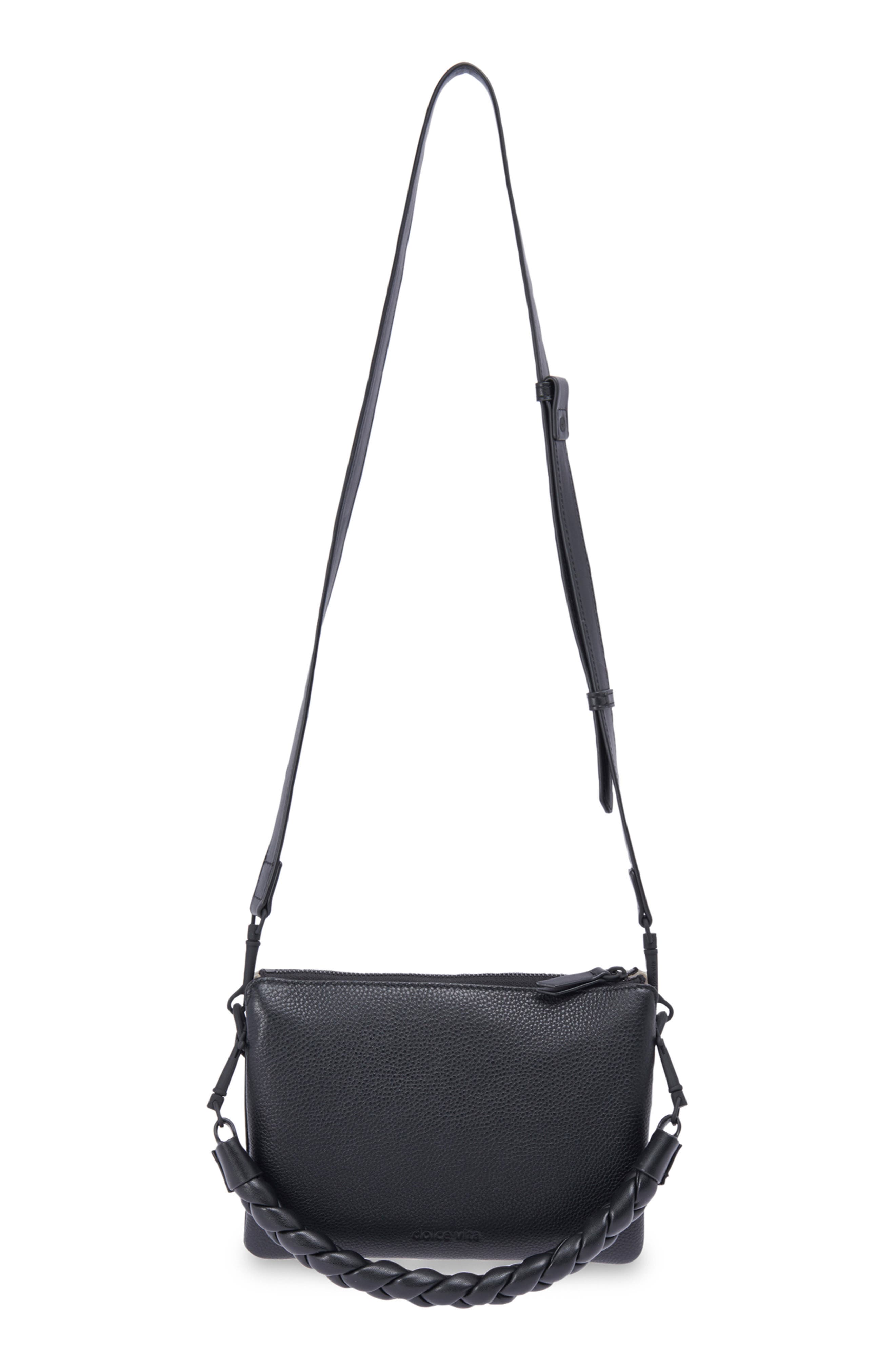 Dolce Vita Colorblock Crossbody Bag, Alternate, color, Black/ Ivy