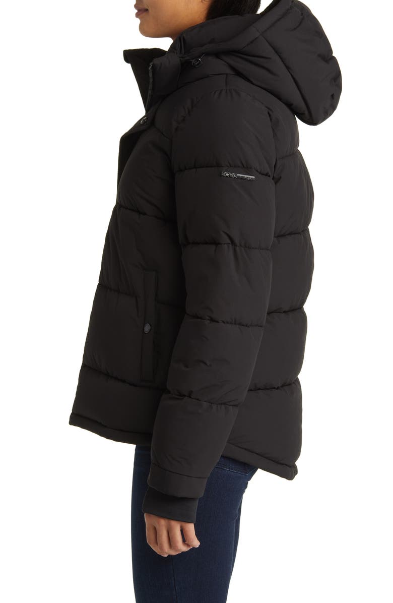 BCBGeneration Water Resistant Hooded Puffer Jacket, Alternate, color,