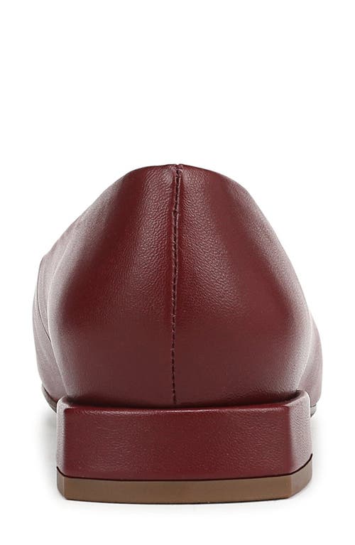 Sam Edelman Emina Square Toe Flat In Burgundy