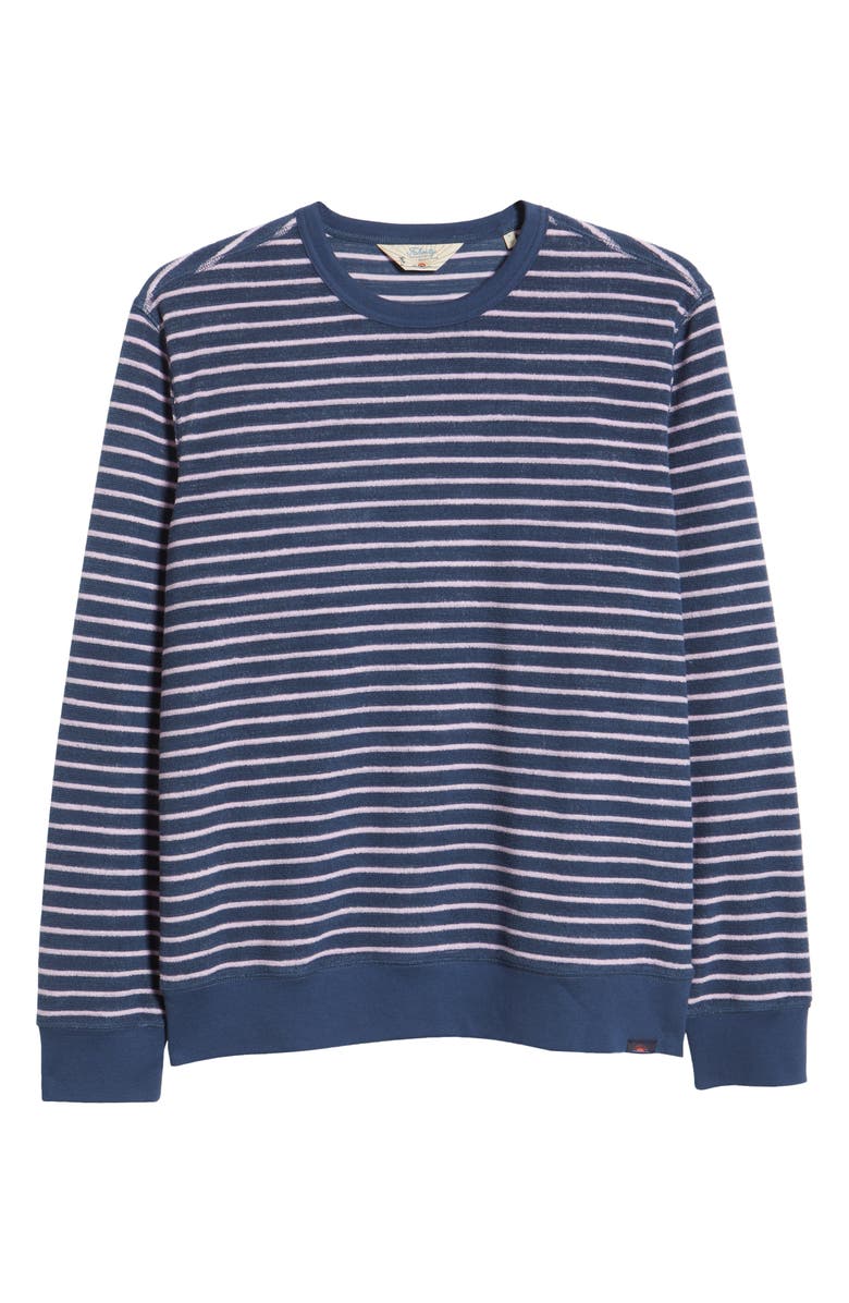 Faherty Cabana French Terry Crewneck Sweatshirt, Alternate, color, 