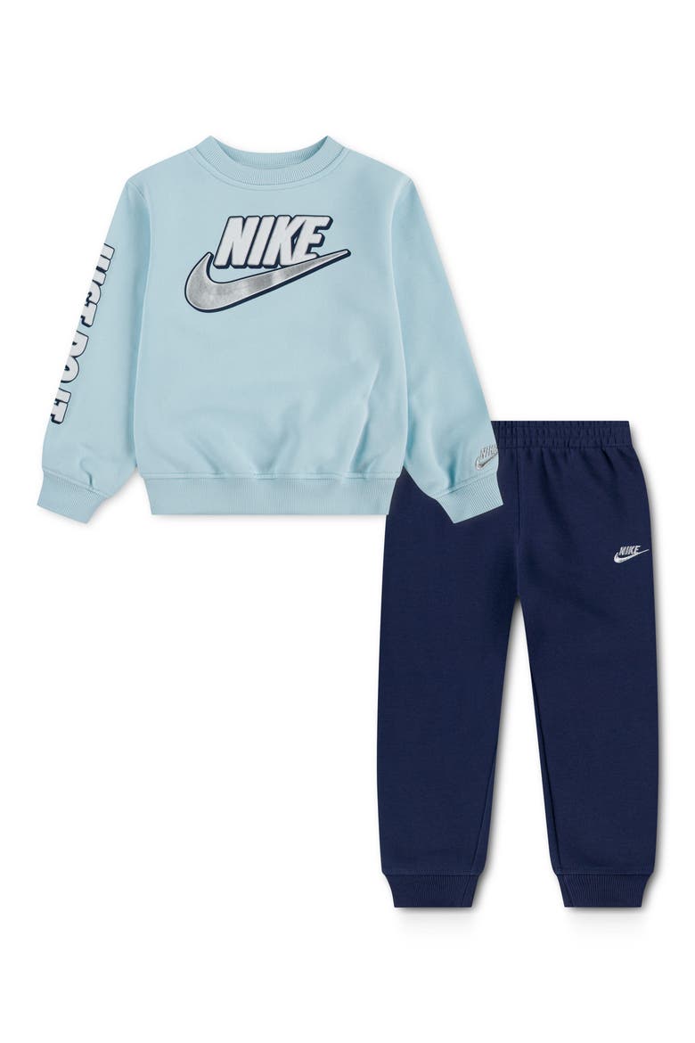 Kids' Frost Futura Fleece Sweatshirt & Joggers Set, Main, color, MIDNIGHT