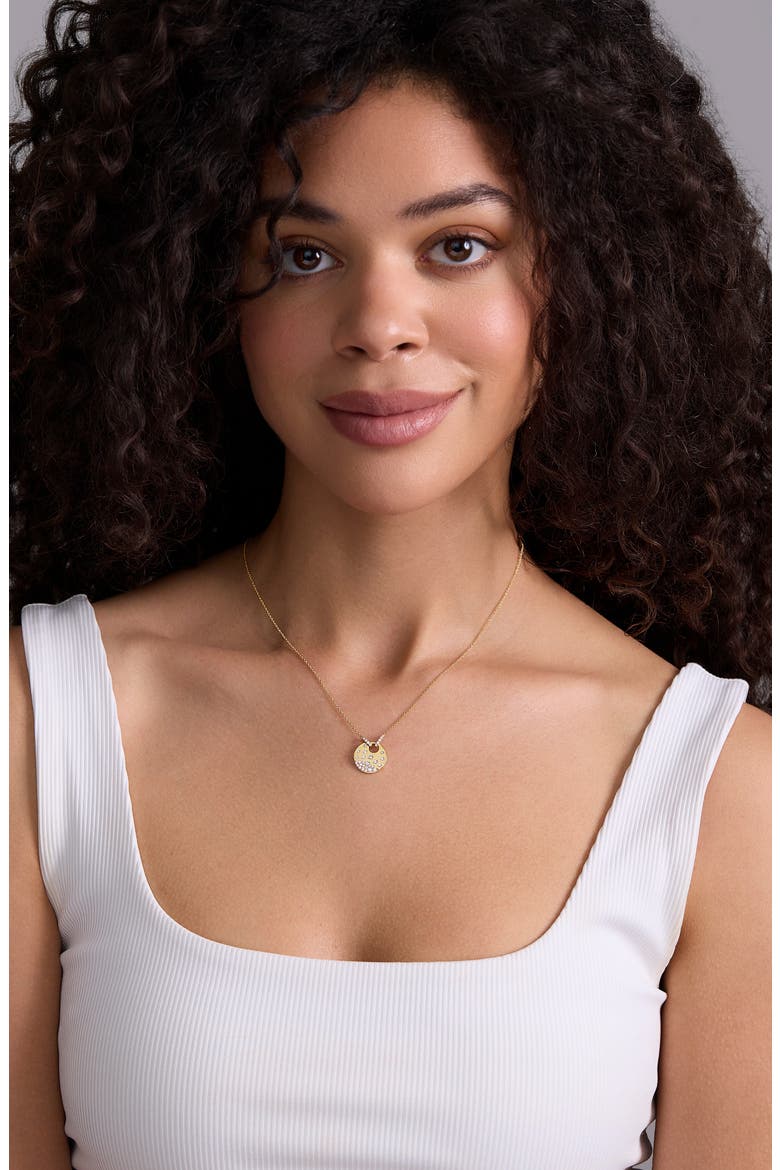 Kiera 18k Gold Diamond Pendant Necklace, Alternate, color, 18KY