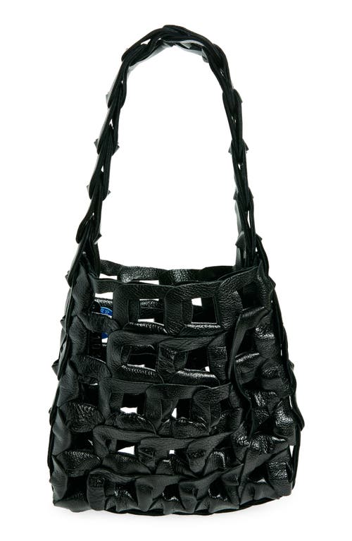 SC103 Links Leather Shoulder Bag in Onyx at Nordstrom