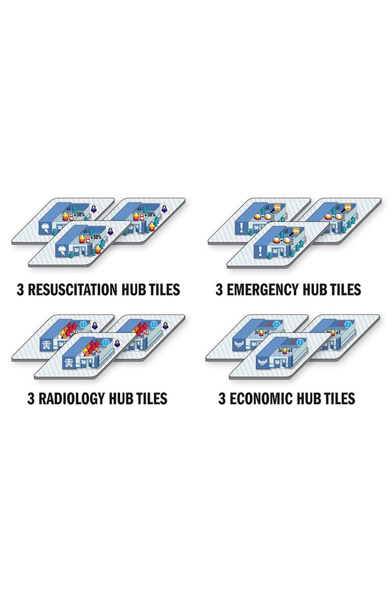 Capstone Games Clinic Deluxe Extension 2 Strategy Board Game, Alternate, color,