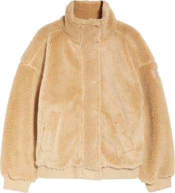 High Pile Fleece Varsity Jacket
