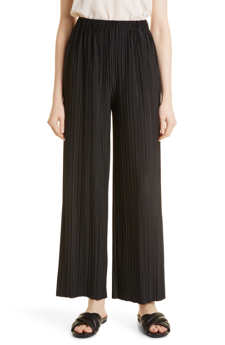 Samsøe Samsøe Uma Plissé Trousers, Main, color, 