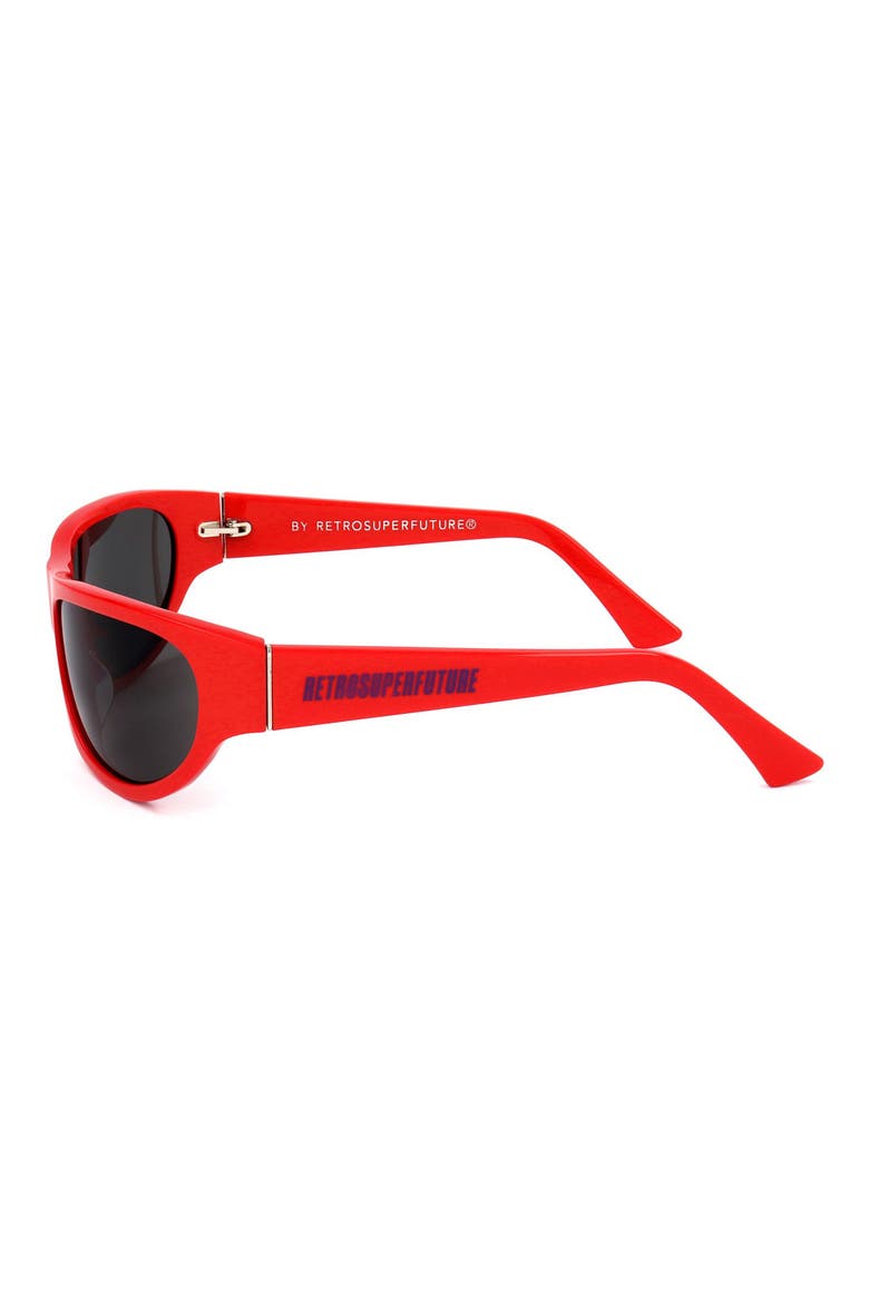 51mm Square Sunglasses, Alternate, color, RED