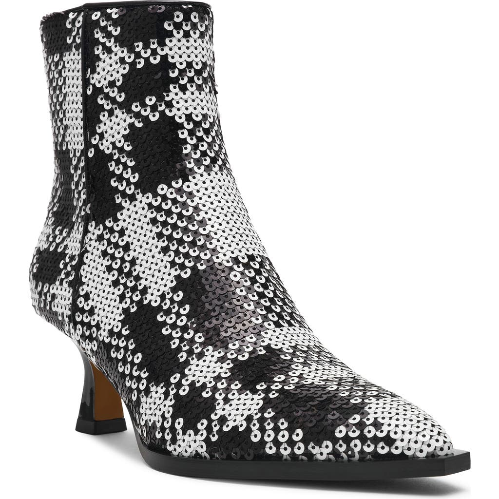 Betsey Johnson Louisa Pointed Toe Bootie In Multi
