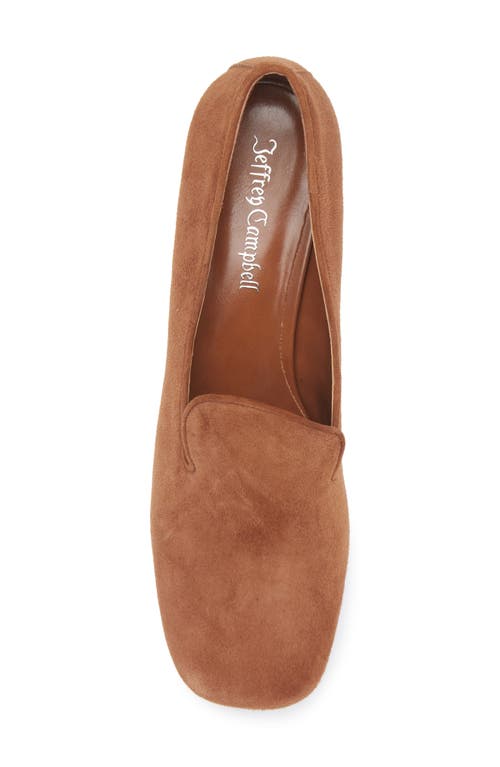 Jeffrey Campbell Tidy Loafer Pump In Brown