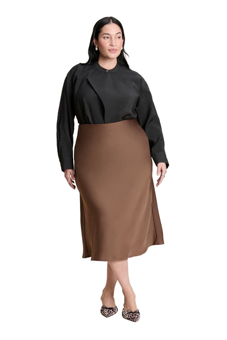 Neck Pleat Blouse, Alternate, color, BLACK ONYX