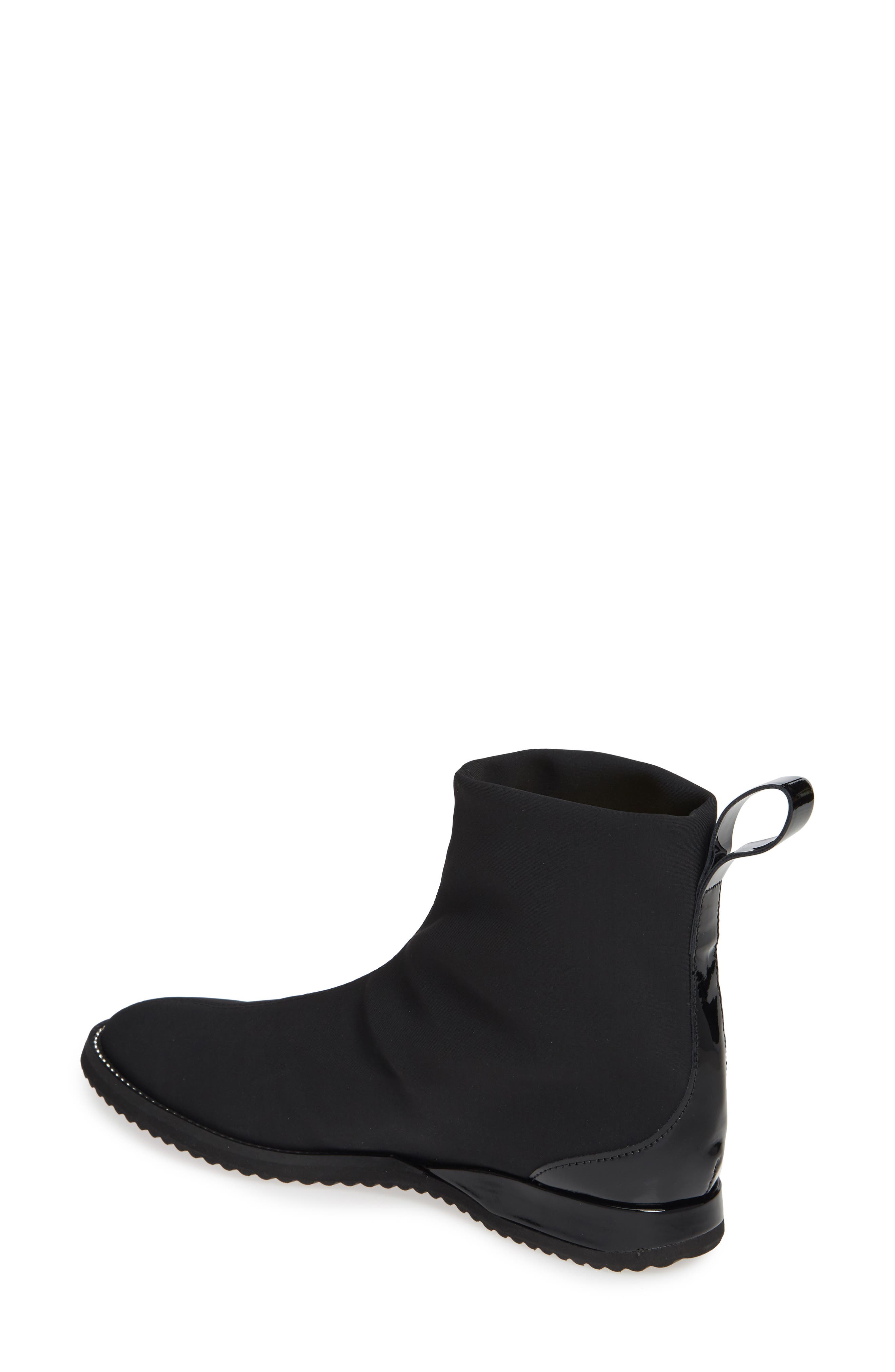 Amalfi by Rangoni Emiliano Pull-On Bootie, Alternate, color, Black Stretch