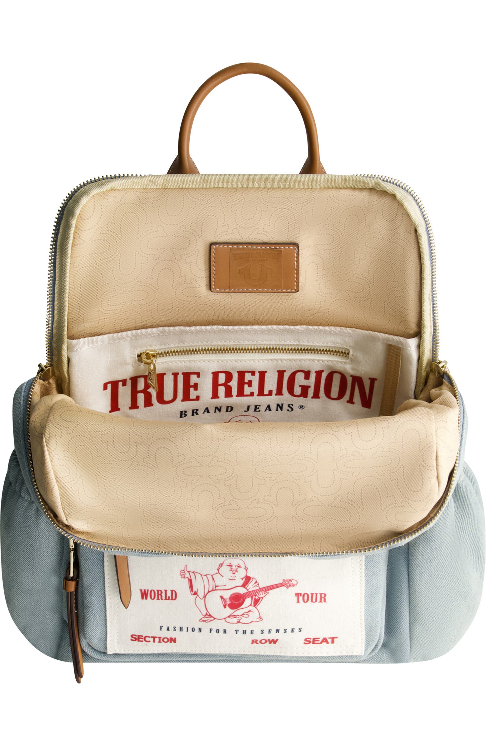True Religion Buddha Pocket Denim Backpack | Nordstromrack