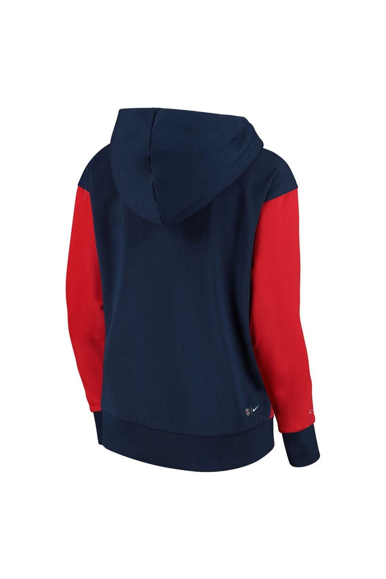 Women's Nike Navy/Red Paris Saint-Germain Standard Issue Pullover Hoodie, Alternate, color, Navy