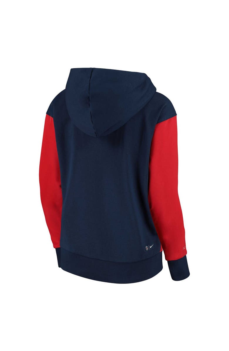 Nike Women's Nike Navy/Red Paris Saint-Germain Standard Issue Pullover Hoodie, Alternate, color, Navy