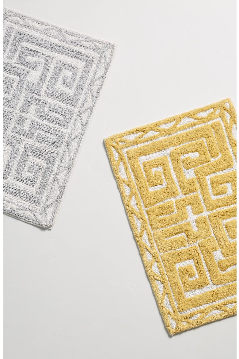 Anthropologie Camille Bath Mat, Main, color, GREY