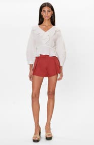 Rebecca Taylor Lorelai Embroidered Blouse